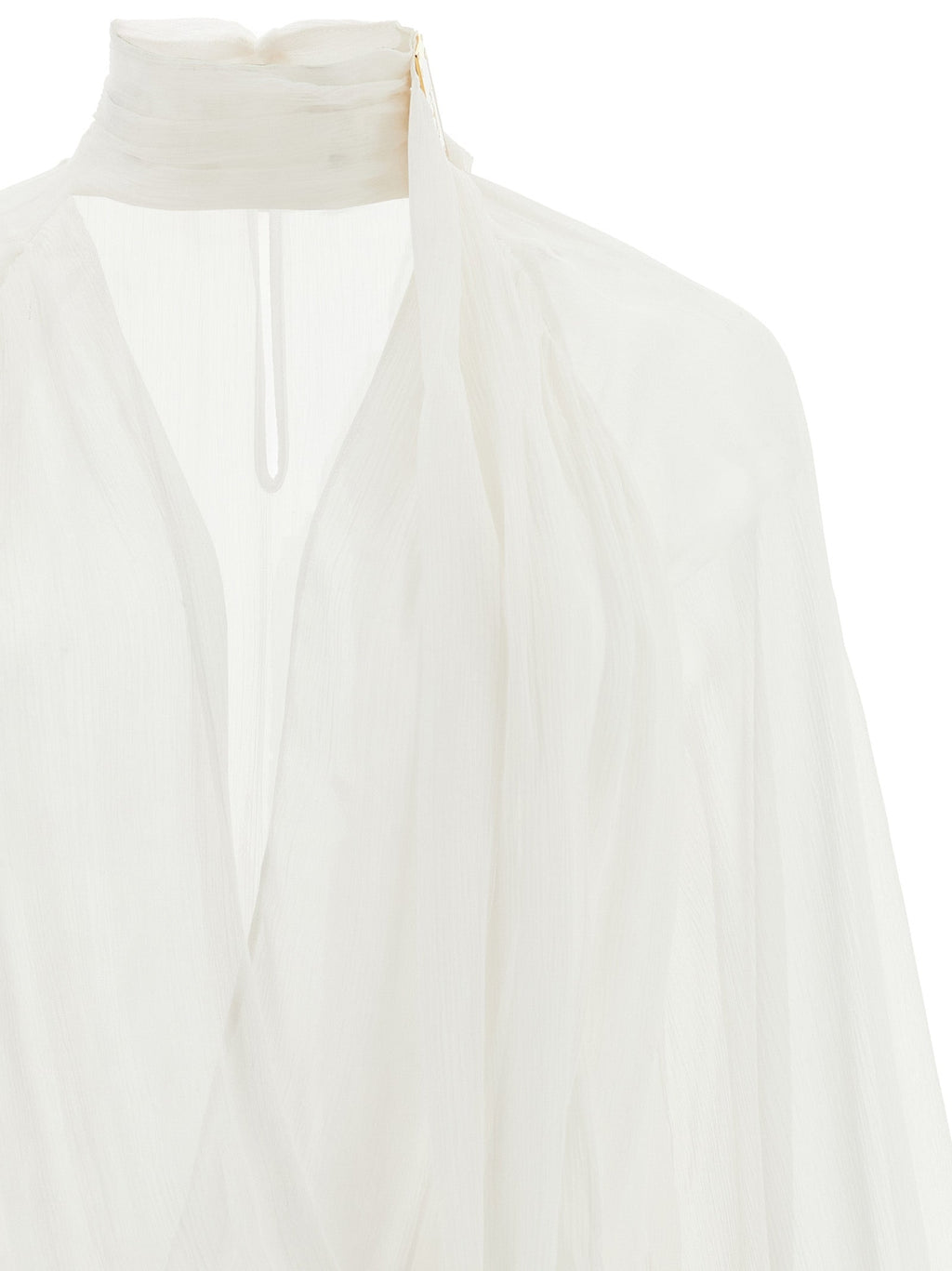 Elisabetta Franchi White Viscose Bodysuit