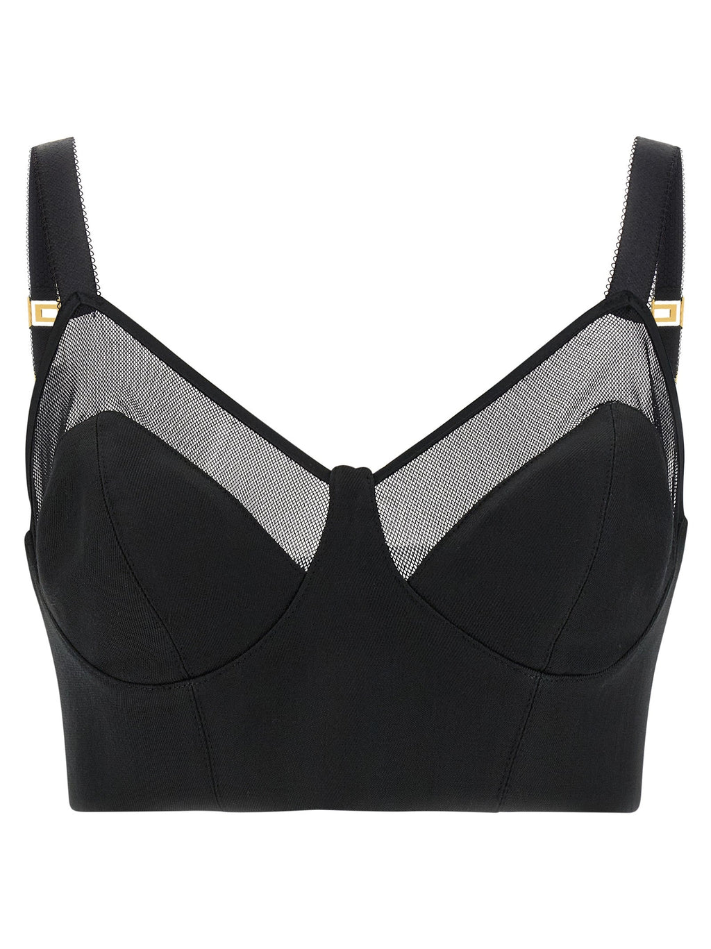 Elisabetta Franchi Black Virgin Wool Tank Tops