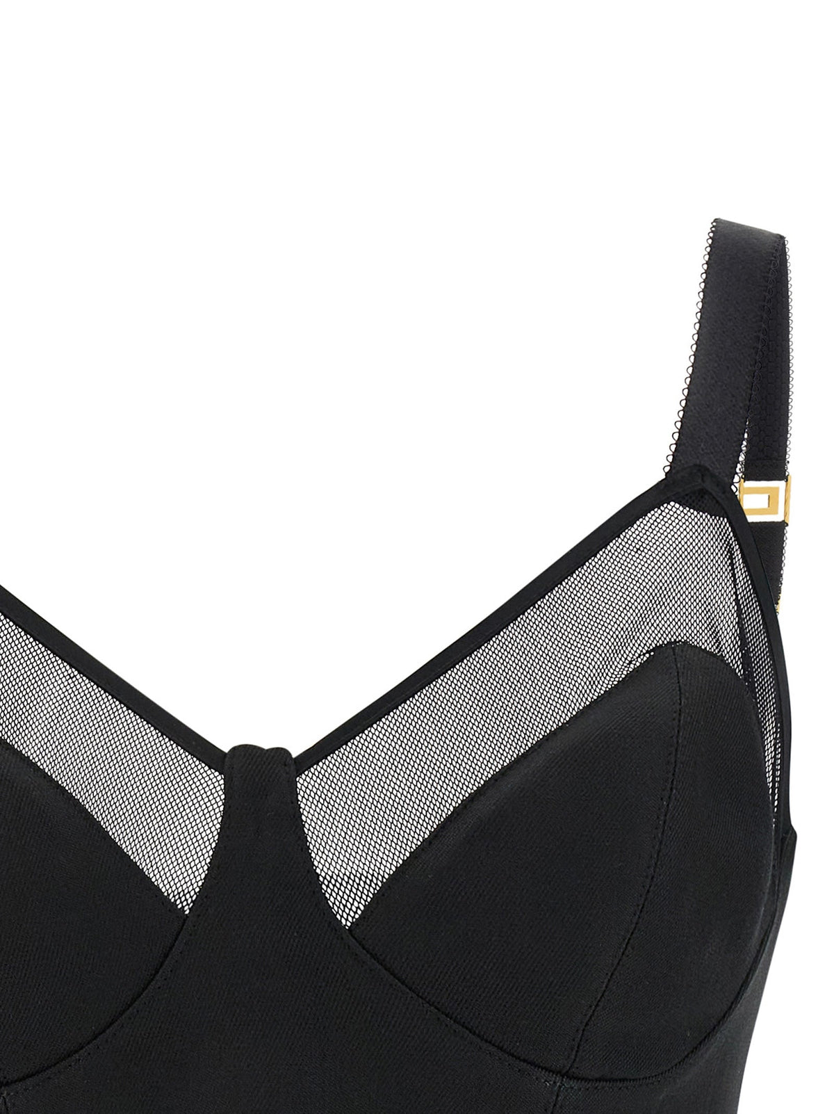 Elisabetta Franchi Black Virgin Wool Tank Tops