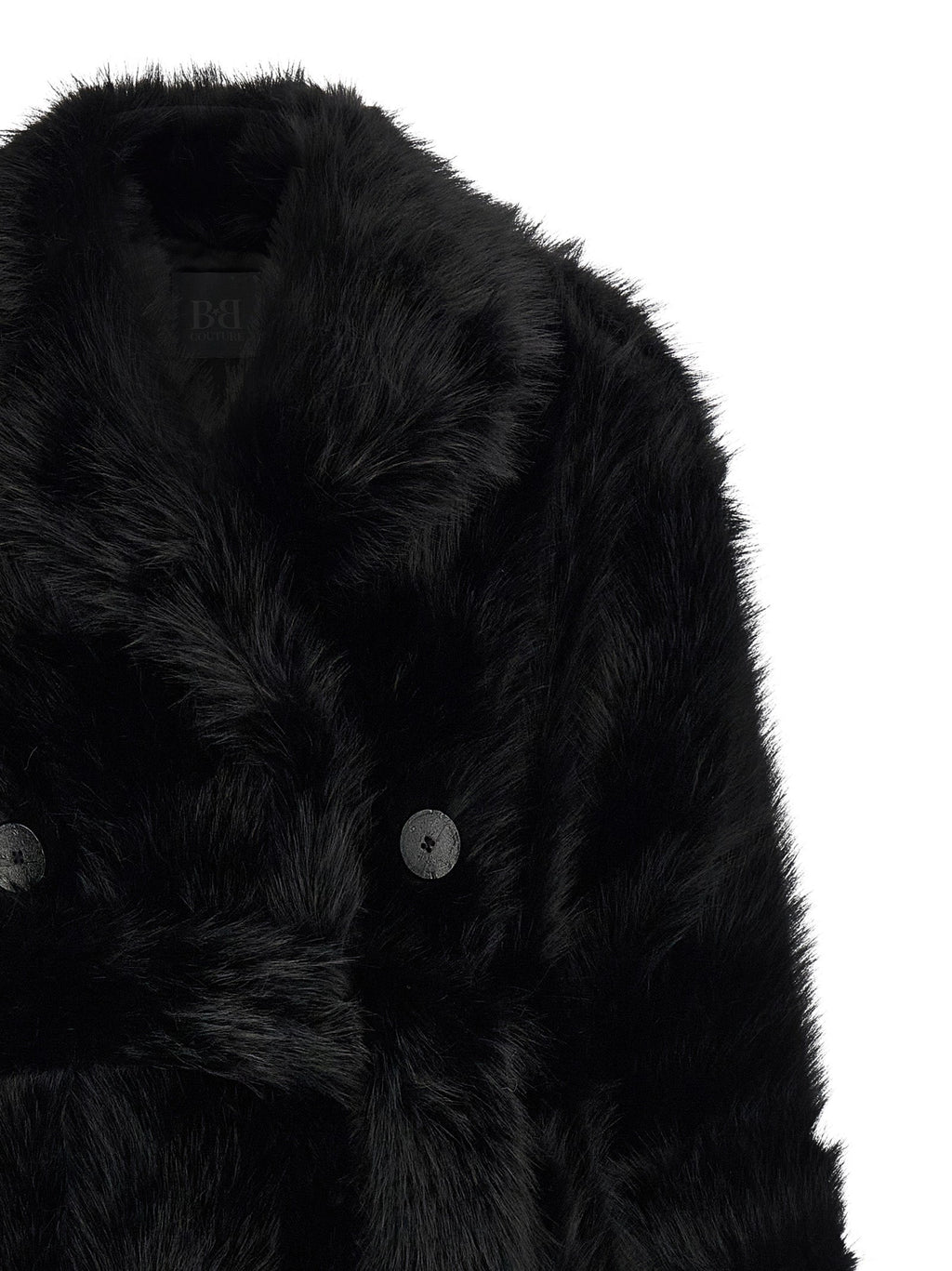 B&B COUTURE Black Polyester Coat