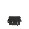 Fendi Black Calf Leather Bos Taurus Shoulder Bag