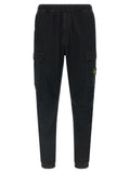 Stone Island Black Cotton Cargo Pants
