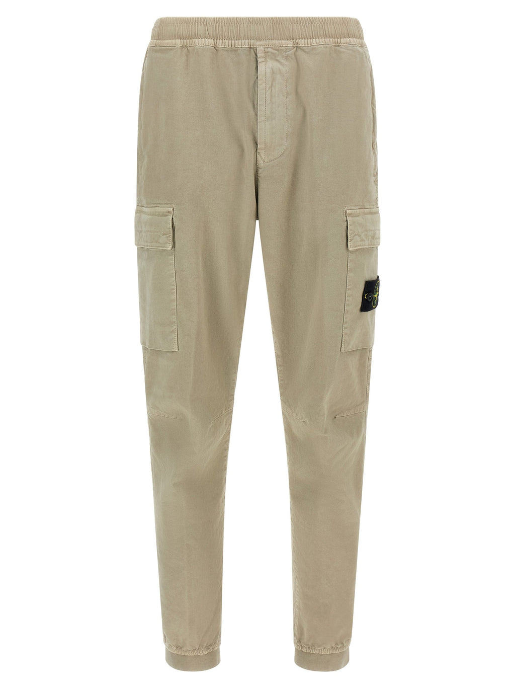 Stone Island Beige Cotton Cargo Pants