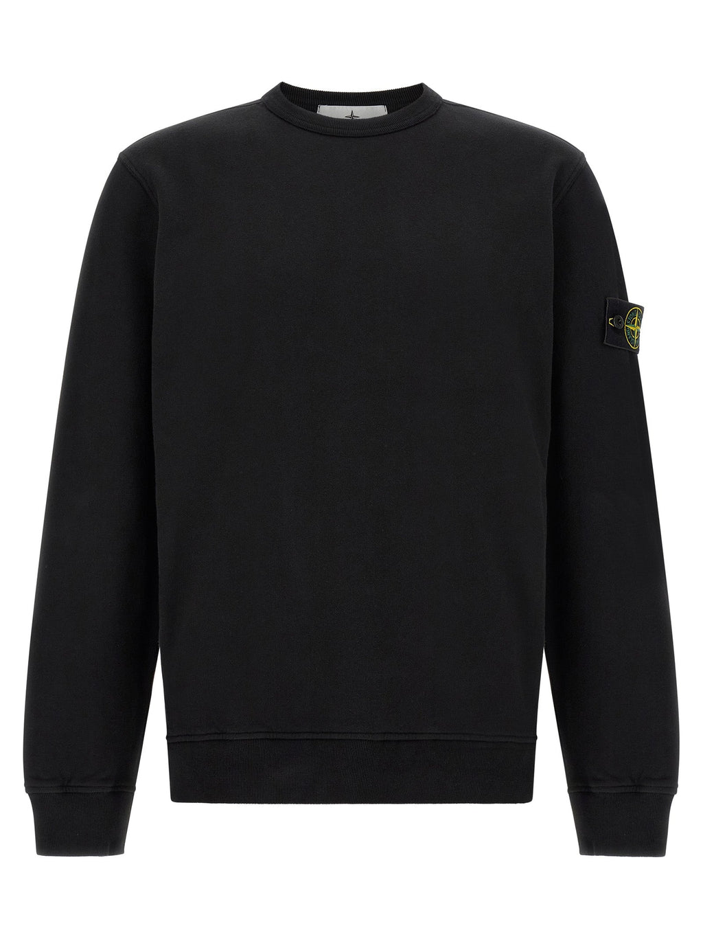 Stone Island Black Cotton Sweatshirt