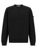 Stone Island Black Cotton Sweatshirt