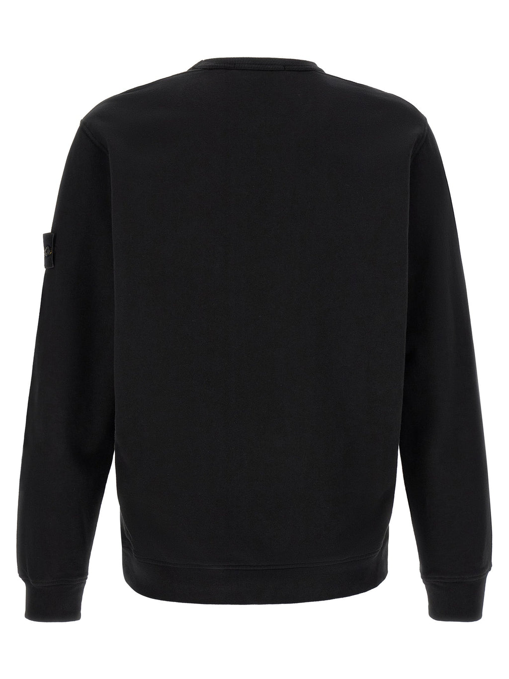 Stone Island Black Cotton Sweatshirt
