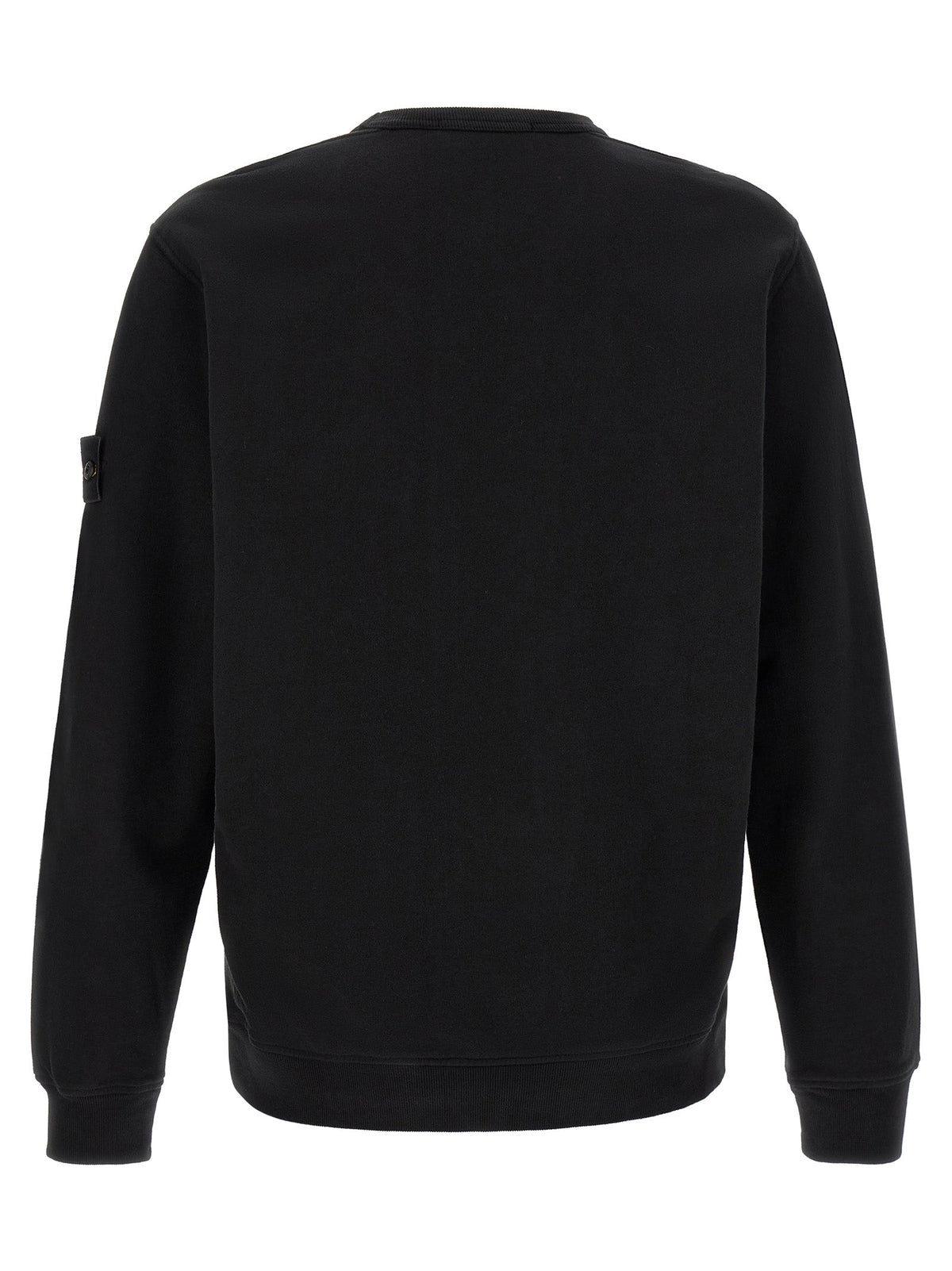 Stone Island Black Cotton Sweatshirt