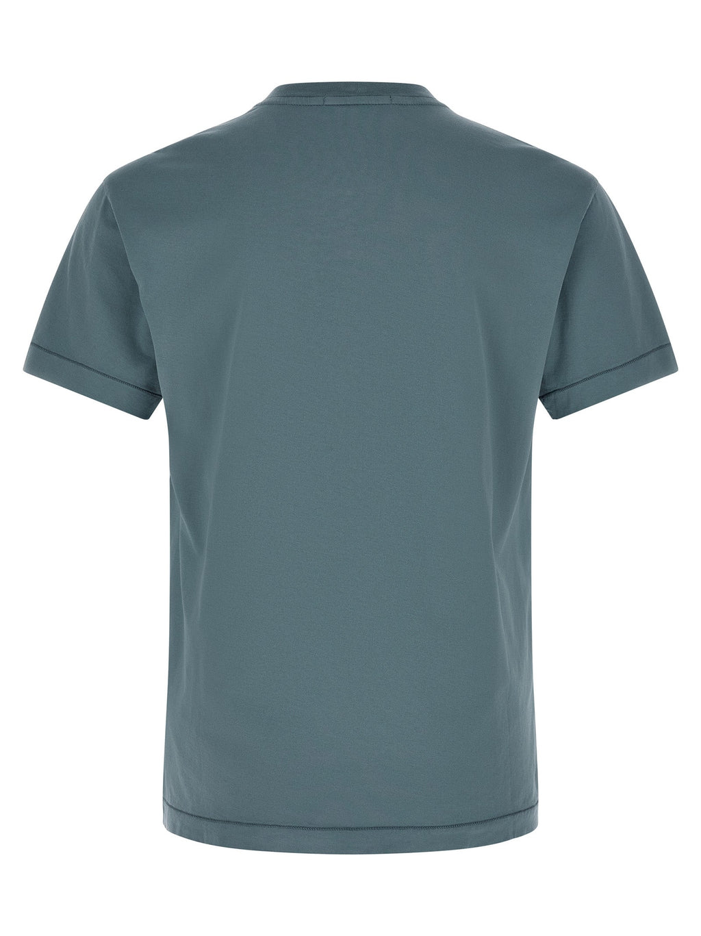 Stone Island Blue Cotton T-Shirt