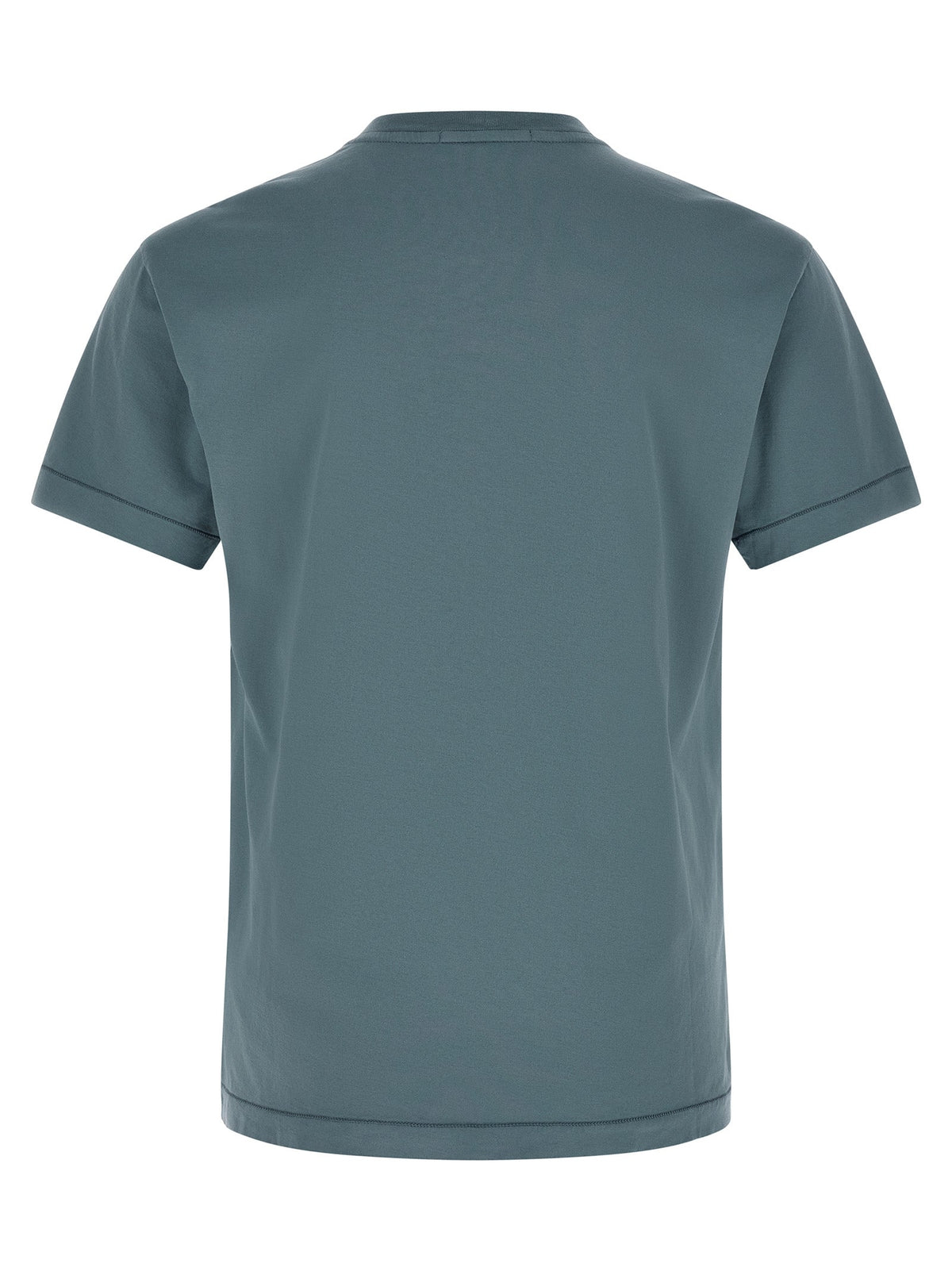 Stone Island Blue Cotton T-Shirt