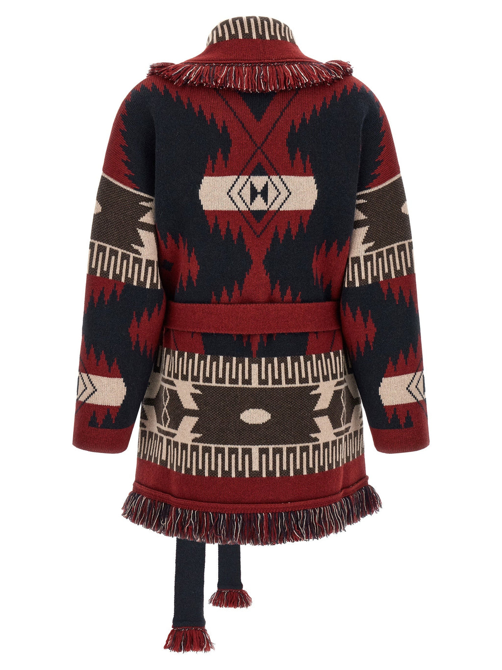 Alanui Red Cashmere Cardigan