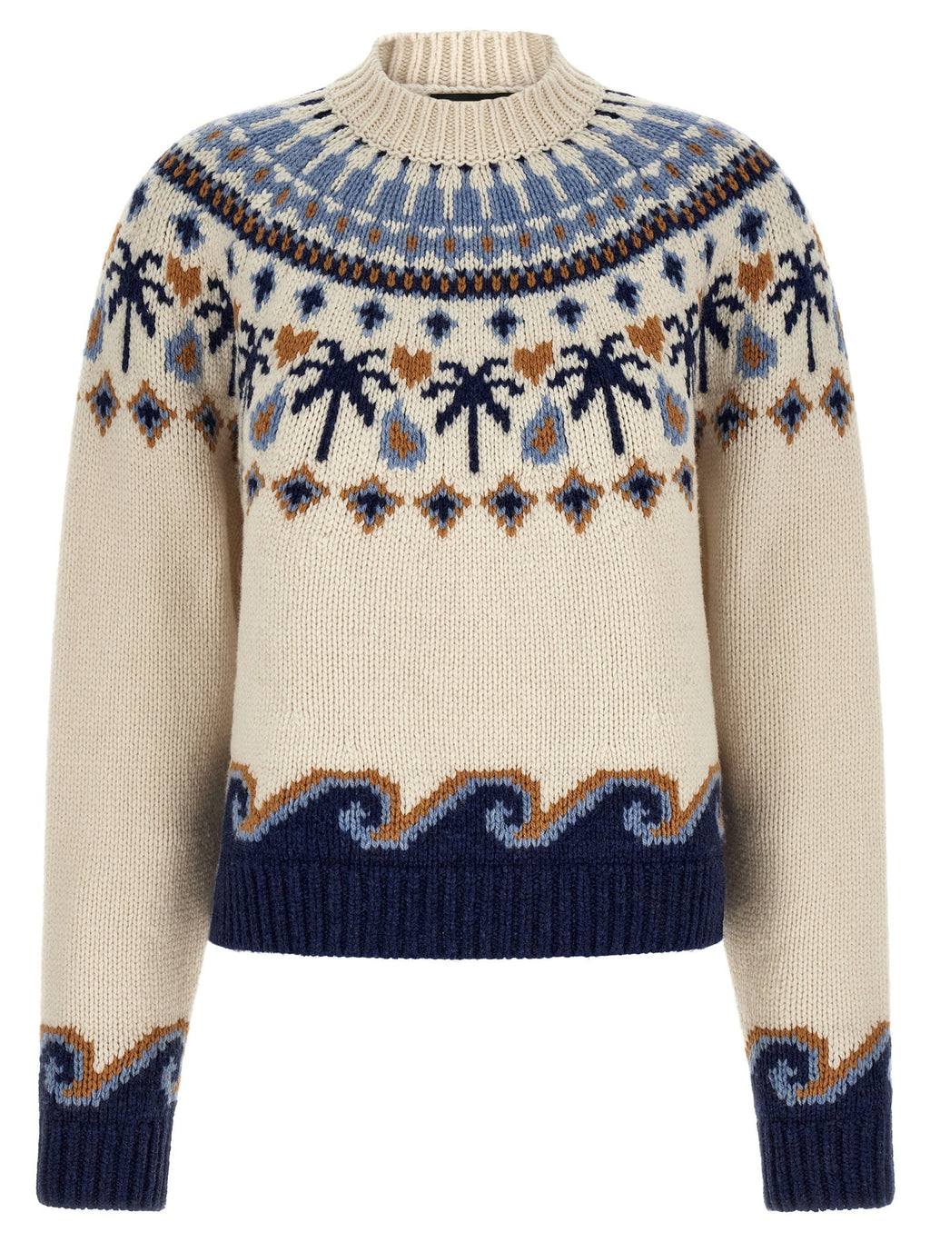 Alanui Multicolor Virgin Wool Cardigan