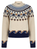 Alanui Multicolor Virgin Wool Cardigan