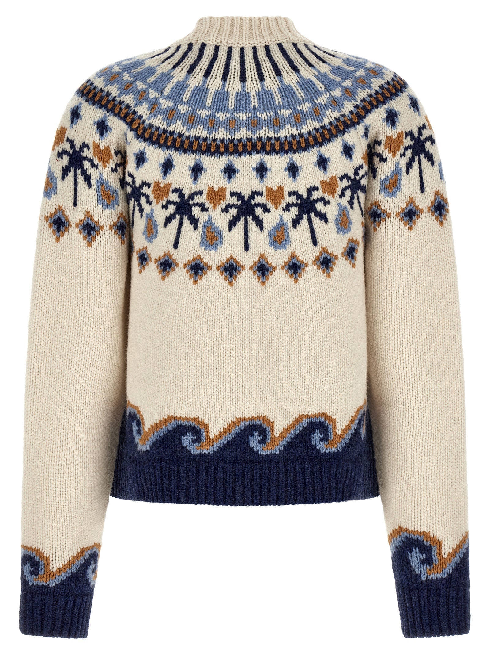 Alanui Multicolor Virgin Wool Cardigan