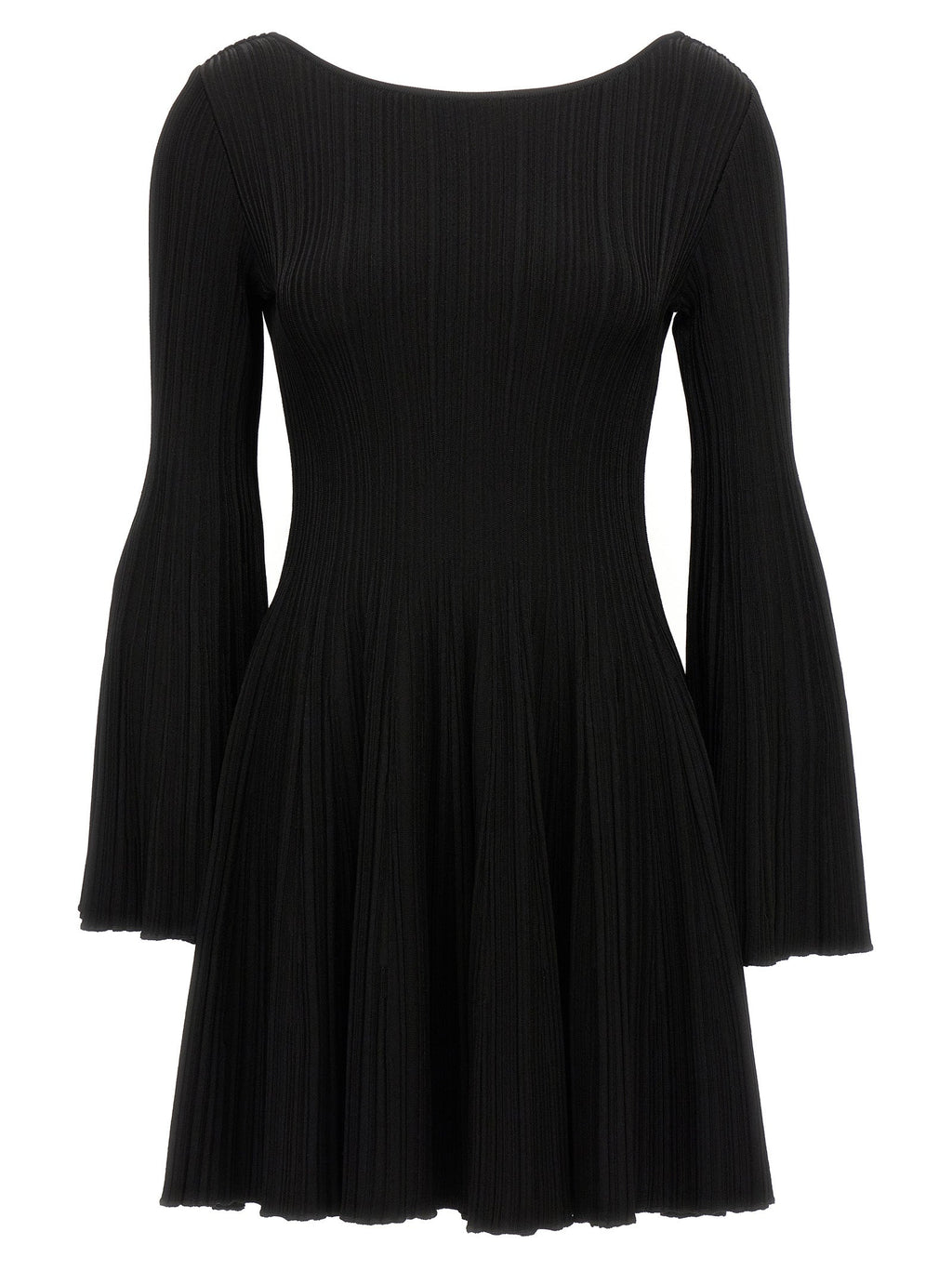 ANTONINO VALENTI Black Viscose Mini Skirt