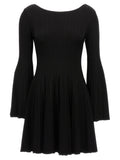ANTONINO VALENTI Black Viscose Mini Skirt