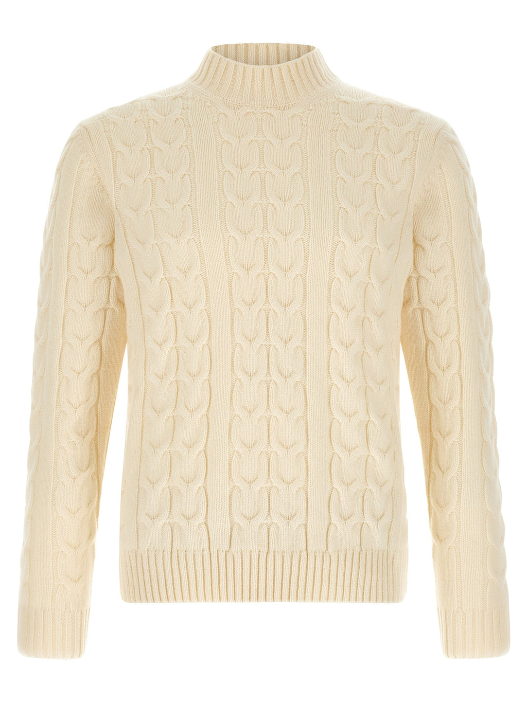 ZANONE White Virgin Wool Cardigan