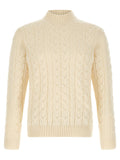 ZANONE White Virgin Wool Cardigan