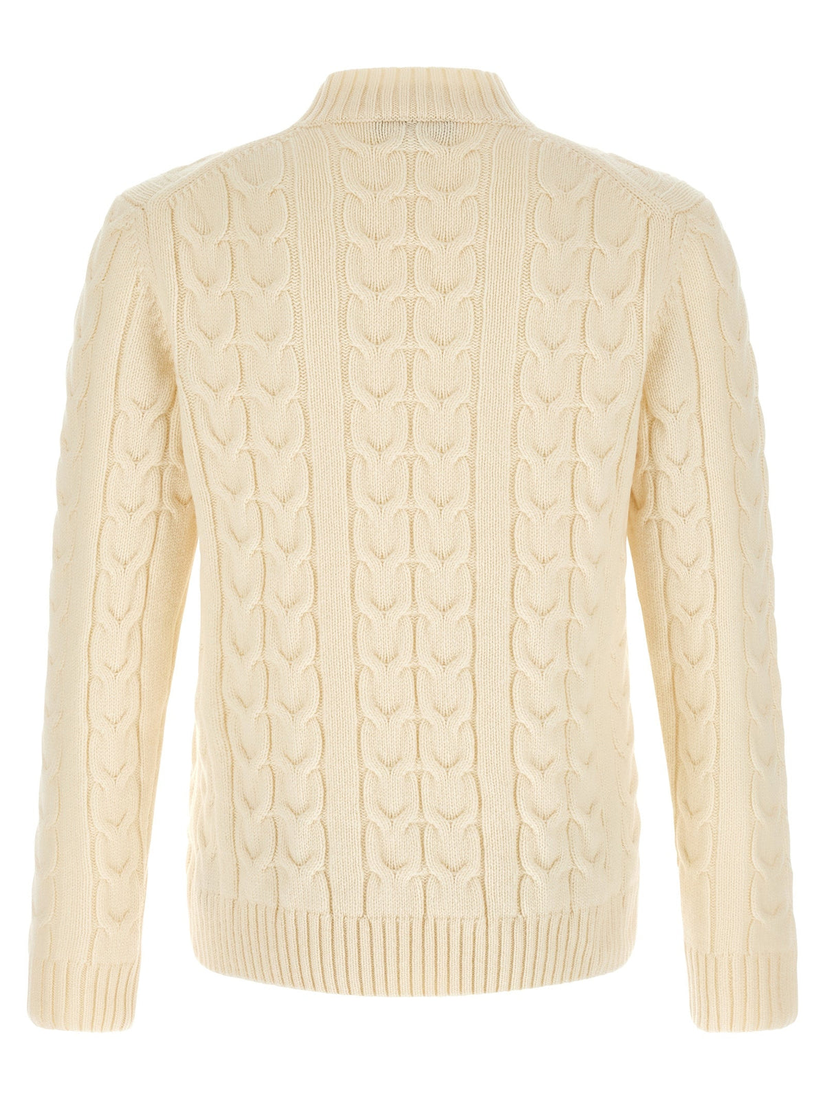 ZANONE White Virgin Wool Cardigan