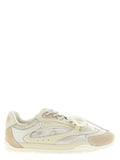 PINKO White Leather Low Top Sneakers