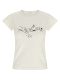 Moncler White Cotton T-Shirt