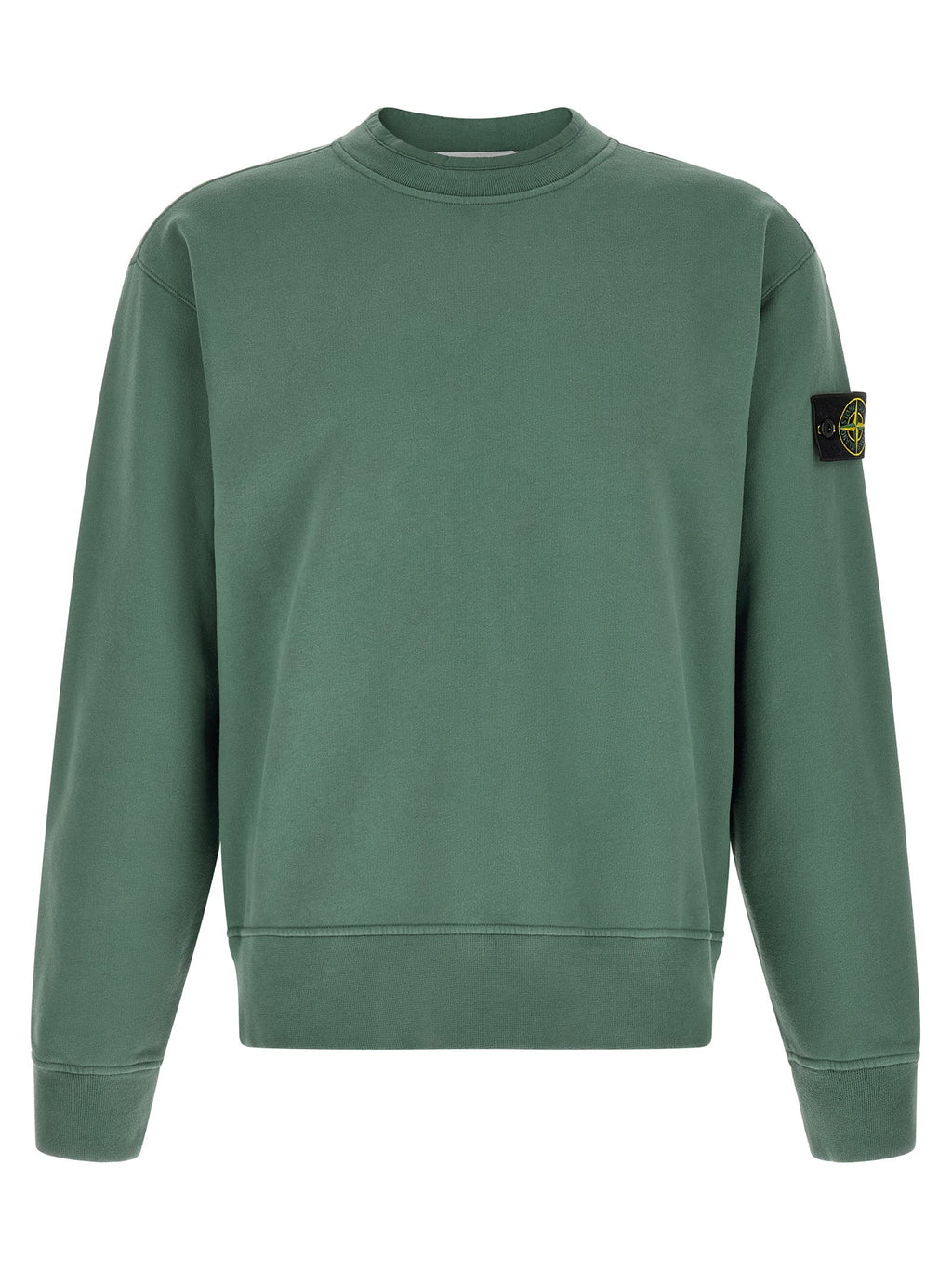 Stone Island Bicolor Cotton Sweatshirt