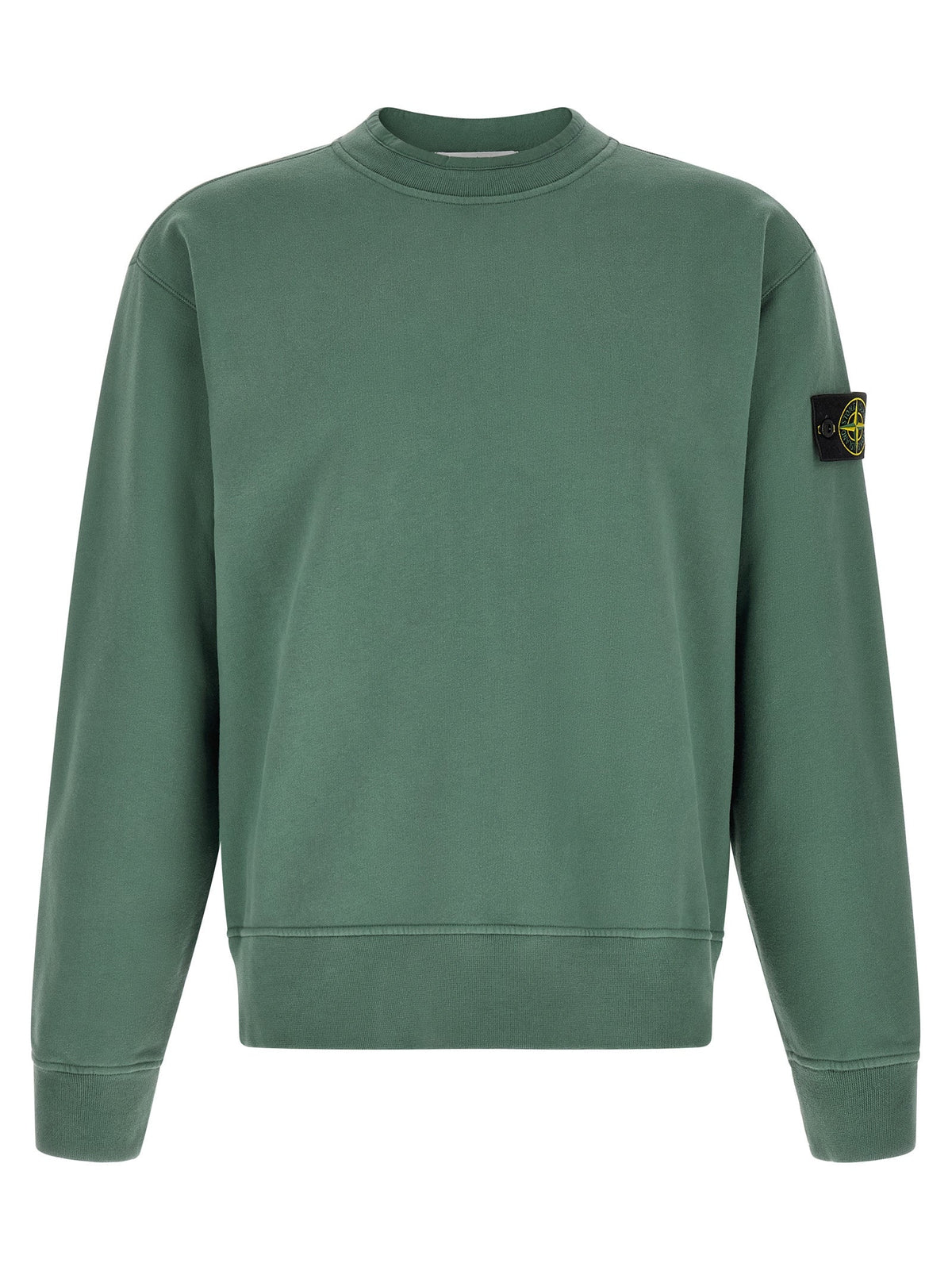 Stone Island Bicolor Cotton Sweatshirt