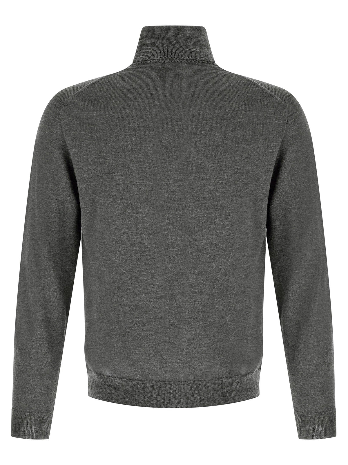 ZANONE Gray Virgin Wool Cardigan