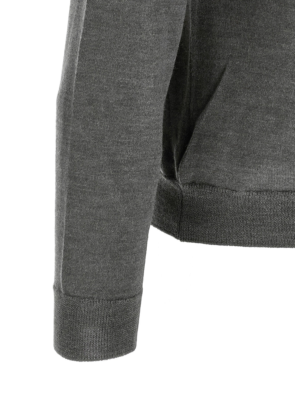 ZANONE Gray Virgin Wool Cardigan