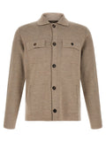 ZANONE Beige Virgin Wool Cardigan