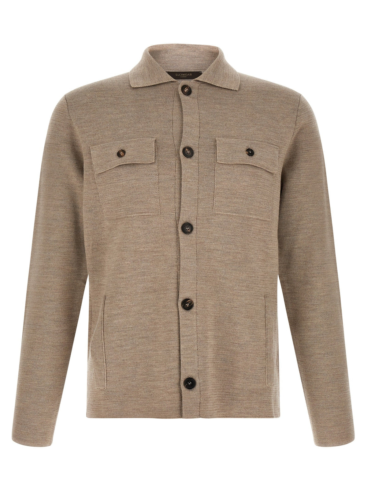 ZANONE Beige Virgin Wool Cardigan