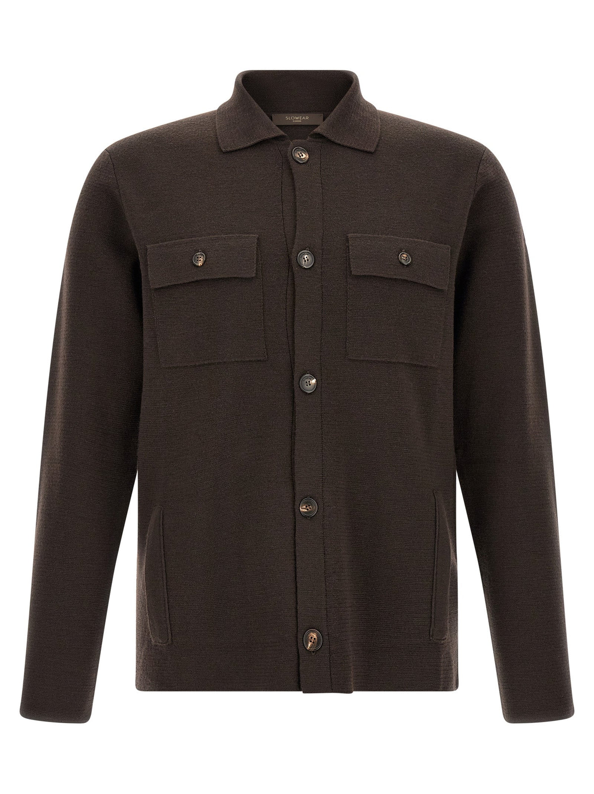 ZANONE Brown Virgin Wool Cardigan
