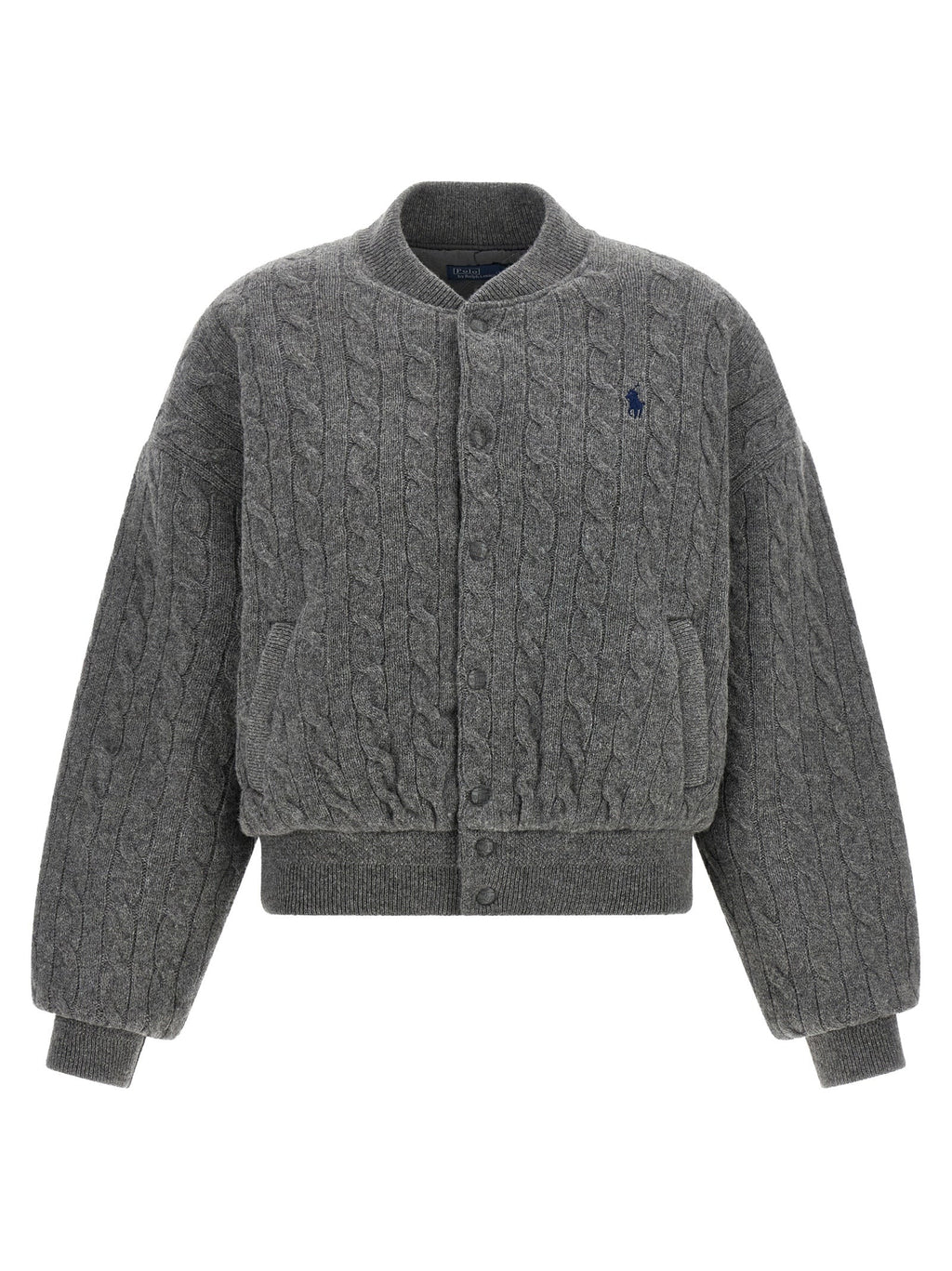 Polo Ralph Lauren Gray Wool Bomber