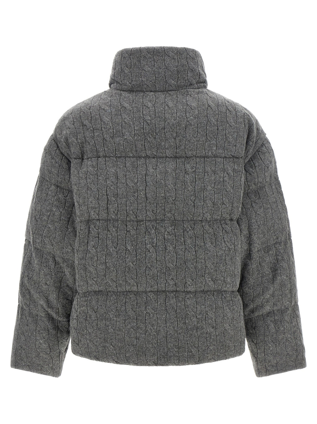 Polo Ralph Lauren Gray Wool Full-Length Jacket