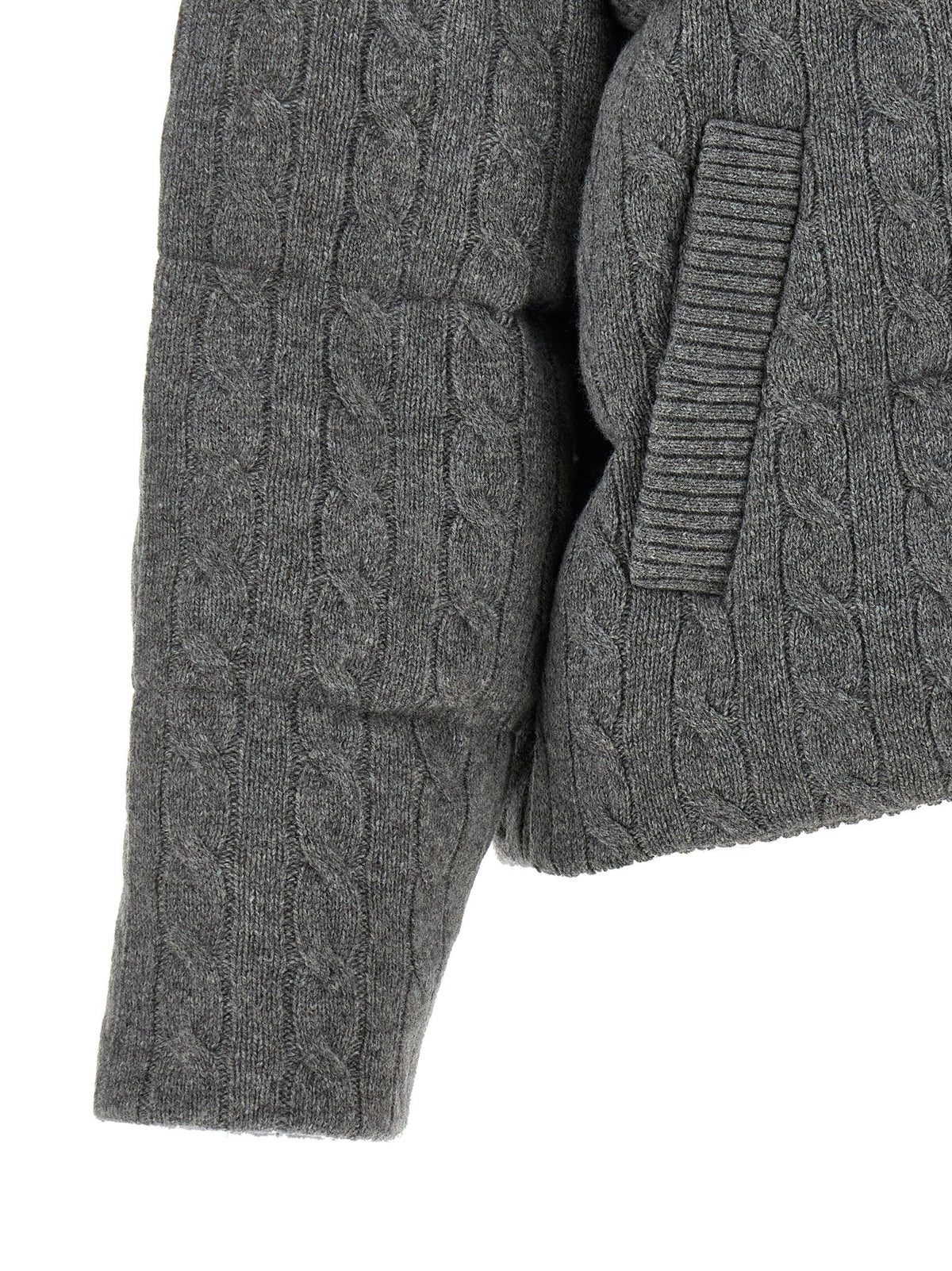 Polo Ralph Lauren Gray Wool Full-Length Jacket