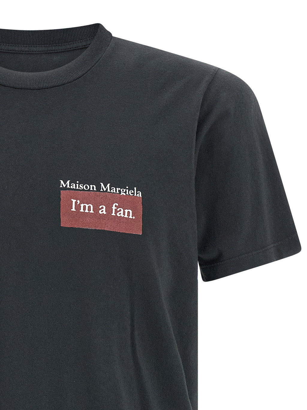 Maison Margiela Black Cotton T-Shirt