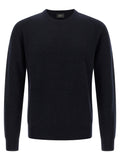 Brioni Blue Cashmere Cardigan
