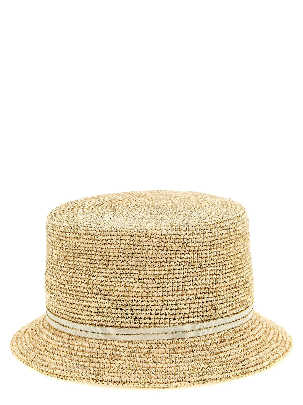 Maison Michel Beige Fabric Sunhat