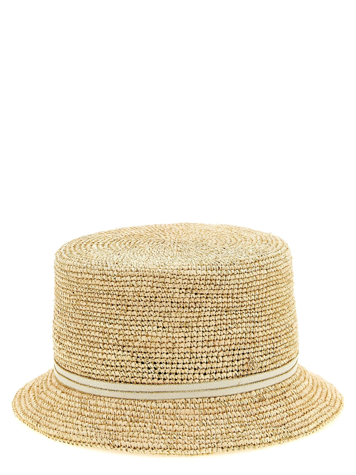 Maison Michel Beige Fabric Sunhat