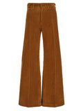 Polo Ralph Lauren Brown Cotton Flared Pants