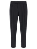 ZEGNA Blue Cotton Dress Pants