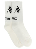 The Attico Bicolor Cotton Socks