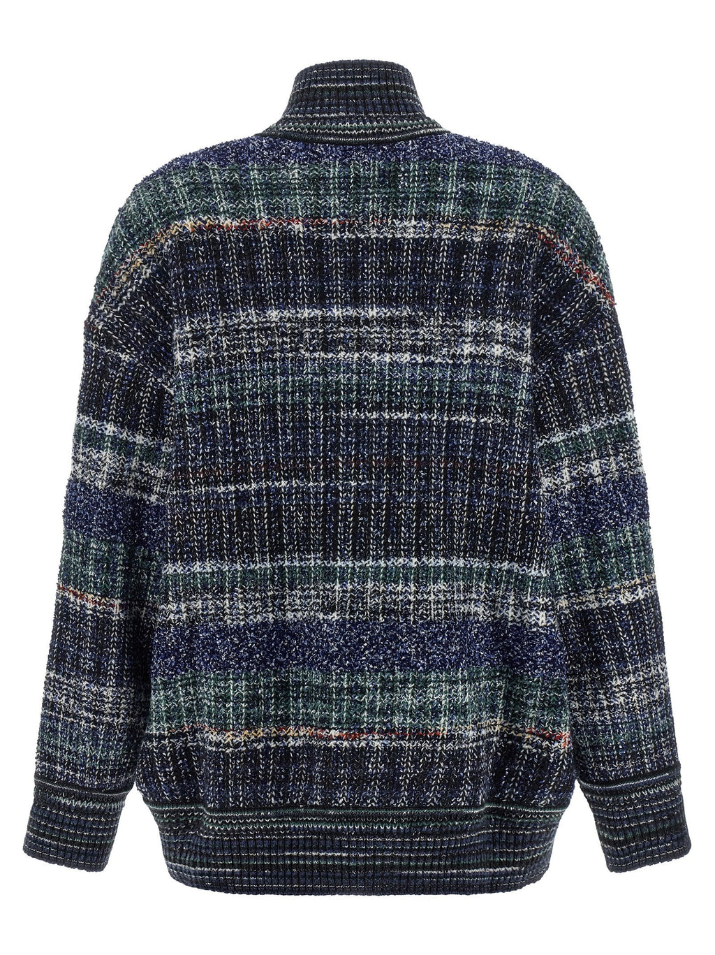 Missoni Blue Wool Cardigan