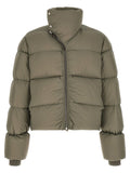 Rick Owens Bicolor Nylon Full-Length Jacket