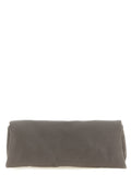 Rick Owens Gray Calfskin Clutch Bag
