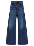 Diesel Blue Cotton Jeans Denim