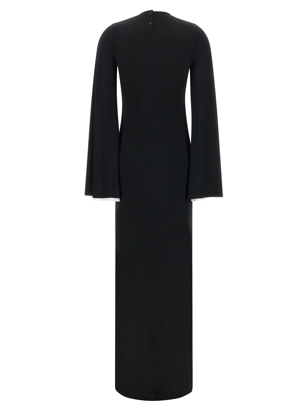 Darkpark Black Polyester Long Dress