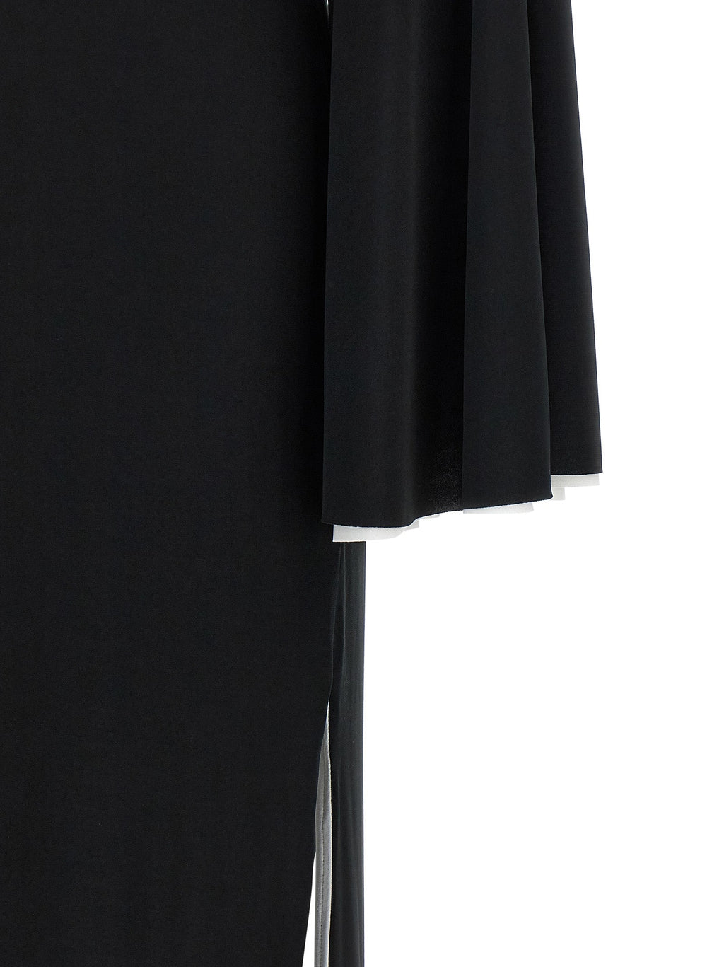Darkpark Black Polyester Long Dress
