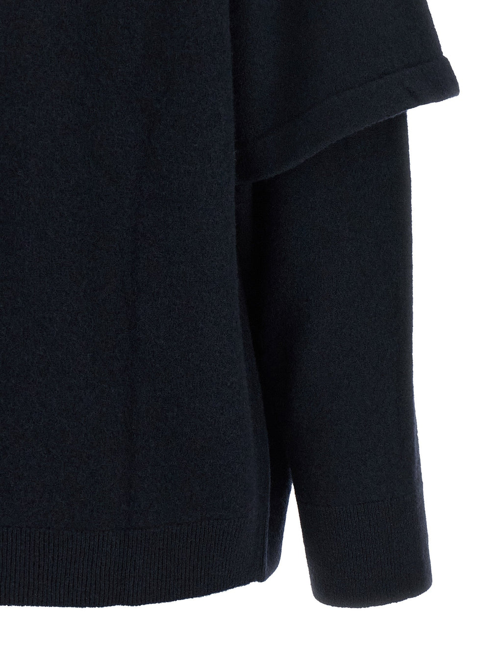 Darkpark Blue Merino Wool Cardigan