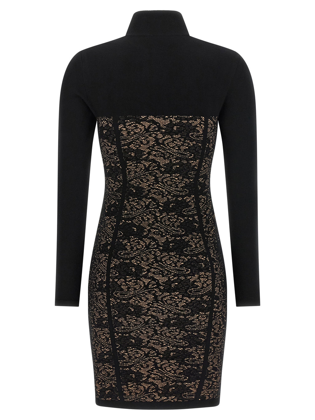 Elisabetta Franchi Black Viscose Short Dress