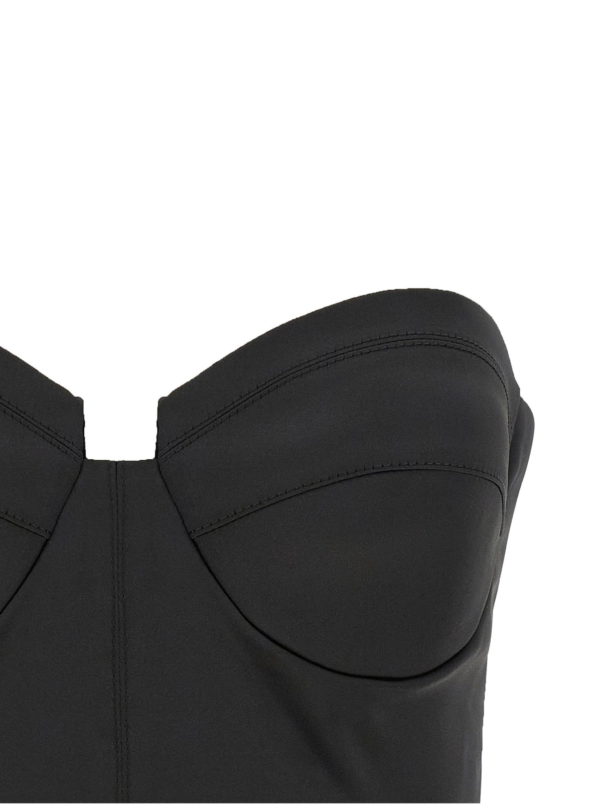 Elisabetta Franchi Black Polyester Tank Tops